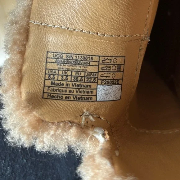 UGG Janaya Cozy Mule Shoes In Chestnut Brown Women’s Size 5.5 - Picture 7 of 7